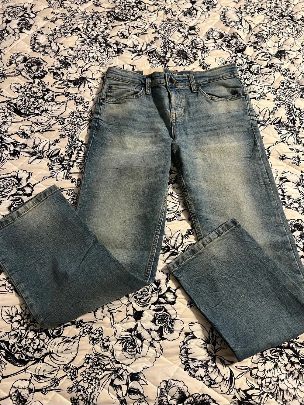 Cat & Jack Light Blue Slim Straight Boys Jeans